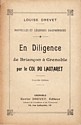 En diligence de Briançon à Grenoble, Louise Drevet : couverture