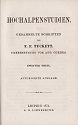 Hochalpenstudien, F. F. Tuckett : titre